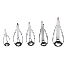 5pcs Fishing Rod Pole Guides Tips Top Eye Rings Repair Kit 5 Mixed Siz
