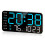 8.4In Large Digital Wall Clock,Led Alarm Clock with  Digits, Date, Temperature, DST, for Room, Bedroom, Gift, 1