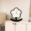Charming Floral Pendulum Clock Decorative Timepiece for Home 6