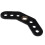 Durable Archery Wrist Sling Leather Yoke Bracket Mount Rack Black 3