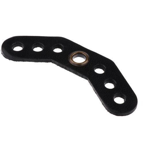 Durable Archery Wrist Sling Leather Yoke Bracket Mount Rack Black 2