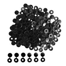 100 Pieces Small Hinged Screw Cover Cap for Car Home Furniture Decor B