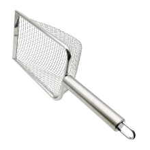 Stainless Steel Cats Litter Scooper Metal Litter Scooper for Cats Aqua