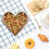 Heart Shaped Wooden Bowl Decorative Fruit Tray Stackable Snack Dessert Plate 4