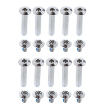 1 Set Inline Skate Wheel Screw Nail Replacement Roller Skates Nut Bolt