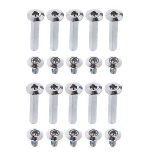 1 Set Inline Skate Wheel Screw Nail Replacement Roller Skates Nut Bolt
