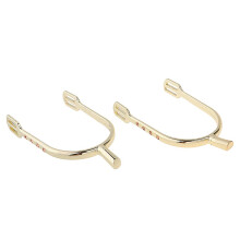 1 Pair Zinc Alloy Horse Spurs Equestrian Horse Riding Spurs Women Gold