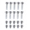1 Set Inline Skate Wheel Screw Nail Replacement Roller Skates Nut Bolt 2