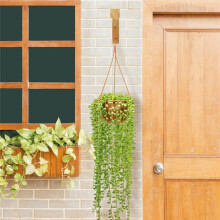 Plant Hanging Basket Flower Pot Rack Balcony Wall Hanging Plant Decoration Hanging Rope Home Garden Supplies