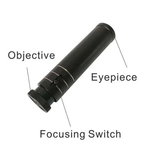 Focusing Prism Gem Spectroscope with Adjustable Focus Gemology School Spectrometer Gemological Testing Tools 1