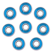 Lot 8 Frictionless Abec 9 Skateboard Roller Skate Bearings Blue