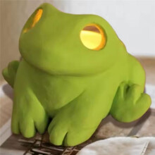 Frog Candle Holder Table Centerpiece Decor -Eyed Frog Candlestick Holder Tabletop Tea Light Candle Stand