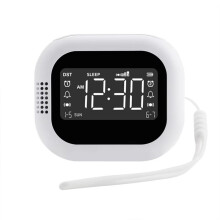 LED Display Vibration Alarm Clock Rechargeable White Noise Natural Sound Multifunctional Clock Student Strong