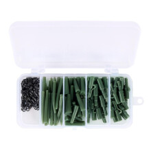 120pcs Carp Fishing Tackle Kit Box Carp Fishing Equipment Green Color