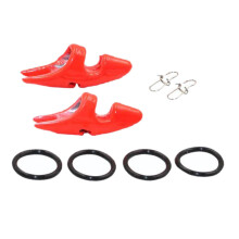 2x 10/15 /20/25g Fishing Lead EGI Sinker Tip Jig Lure Weights Snap Hoo