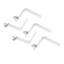 5x Kayak Paddle Tent Pole Spring Snap Clip Single Pin Chair Tube Clips