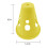 10pcs Light Up Inline Roller Skating Cones LED Pile Cup Roadblocks Yel 2