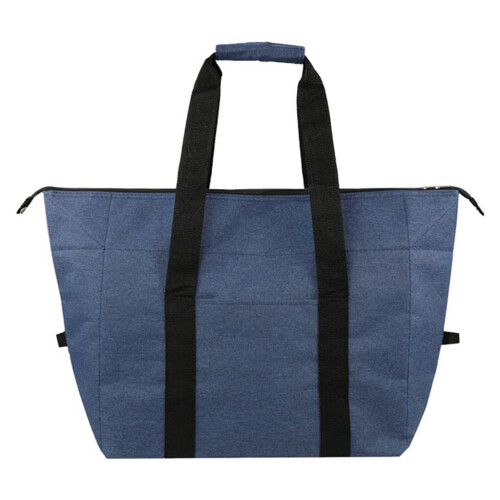 Picnic Storage Bag Folding Cooler Handbag Food Container for Work Navy