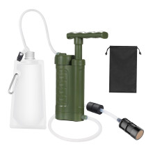 Portable Water Filter Straw Purifier Emergency Life Survival Outdoor G