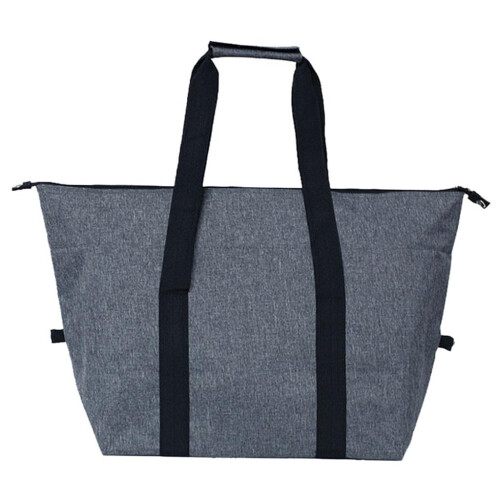 Picnic Storage Bag Folding Cooler Handbag Food Container for Work Grey
