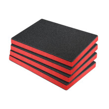 4Pcs Tool Box Foam, Removable for Camera Case Tabletop Miniatures DIY