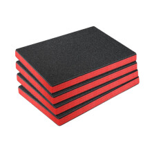 4Pcs Tool Box Foam, Removable for Camera Case Tabletop Miniatures DIY