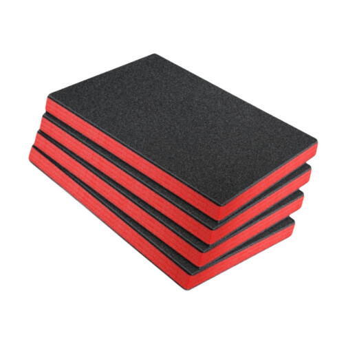 4x Tool Box Foam Inserts Polyethylene Tool Foam Sheets for Storage Tra