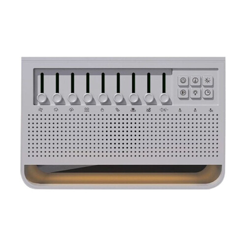White Noise Speaker  Essential Oil Diffusers Wireless Speaker for Travel for Sleeping with Night Lights