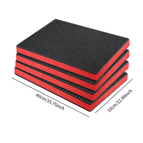 4x Tool Box Foam Inserts Practical for Storage Tabletop Miniatures Tra 1