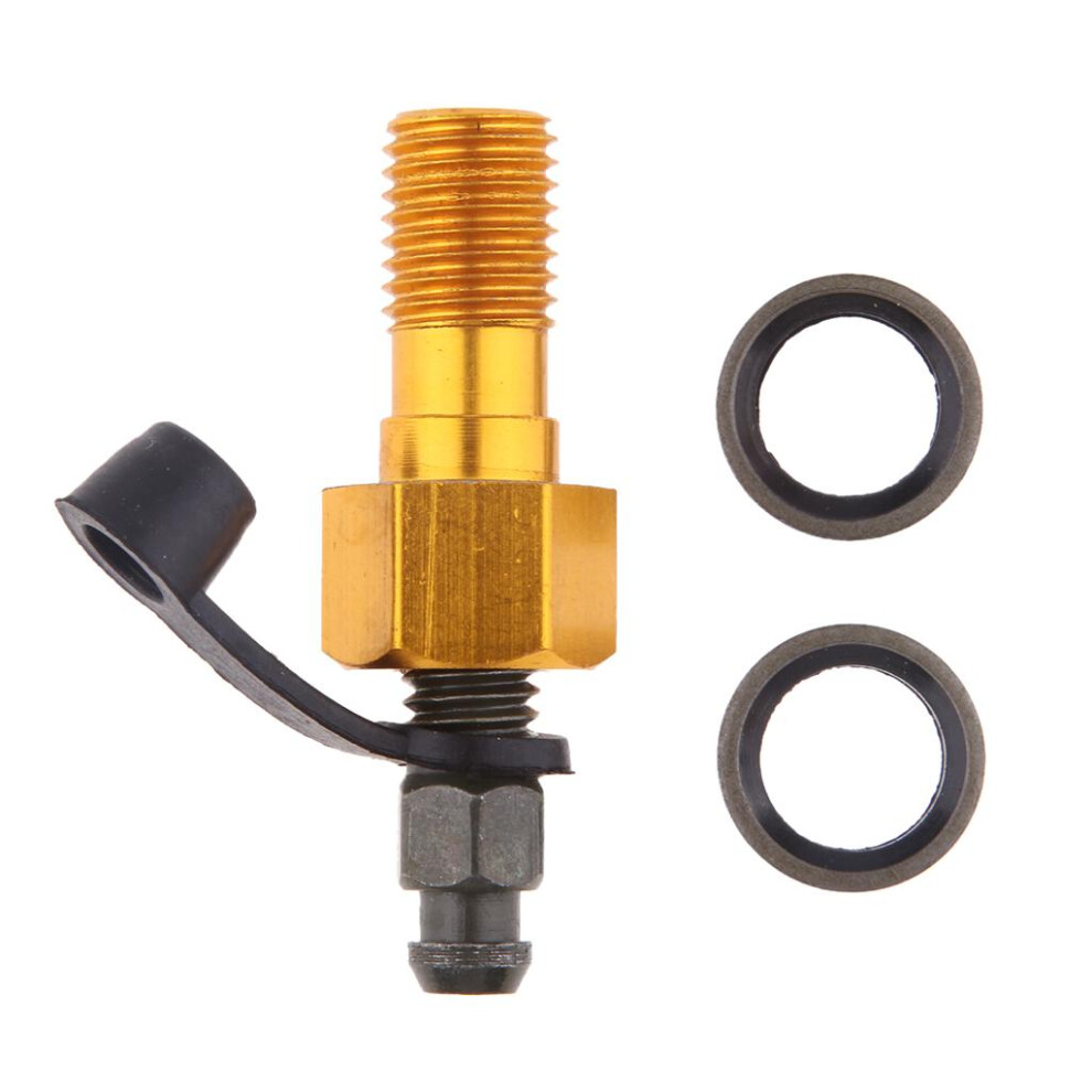 Motorcycle Brake Caliper Banjo Bolt & Bleed Nipple/Screw M10 X 1.25Mm 6902695542879