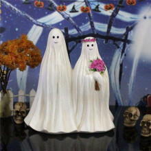 and Groom Ornaments Halloween Decorations Halloween  Statues Halloween Garden  Decorations