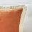 Capa de Almofada Decorativa de Veludo Macio para Sofá, Laranja, 18x18 Polegadas 8