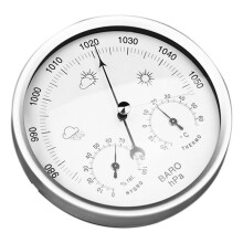 Digital Indoor Hygrometer Portable Wall Hanging Weather Thermometer Barometer Hygrometer Home Decor 132MM Use