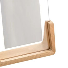 Walnut/Beech Photo Frame Acrylic U Shape Transparent Frame Desktop Wood Wedding Pictures Frame Office Decor B
