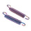 2Pcs 65mm Motorcycle Stainless Steel Exhaust Pipe Muffler Spring Hook 1