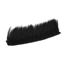 Motorcycle Skinhead Wig Punk Helmet Mohawk Wig Costumes Hairpiece Blac