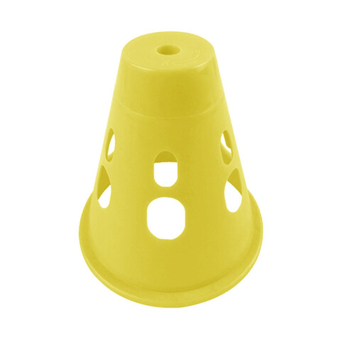 10pcs Light Up Inline Roller Skating Cones LED Pile Cup Roadblocks Yel 2