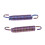 2Pcs 65mm Motorcycle Stainless Steel Exhaust Pipe Muffler Spring Hook 2