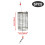5x Solid Fishing Feeder Cage Basket Container Carp Crab Attract Lure C 2