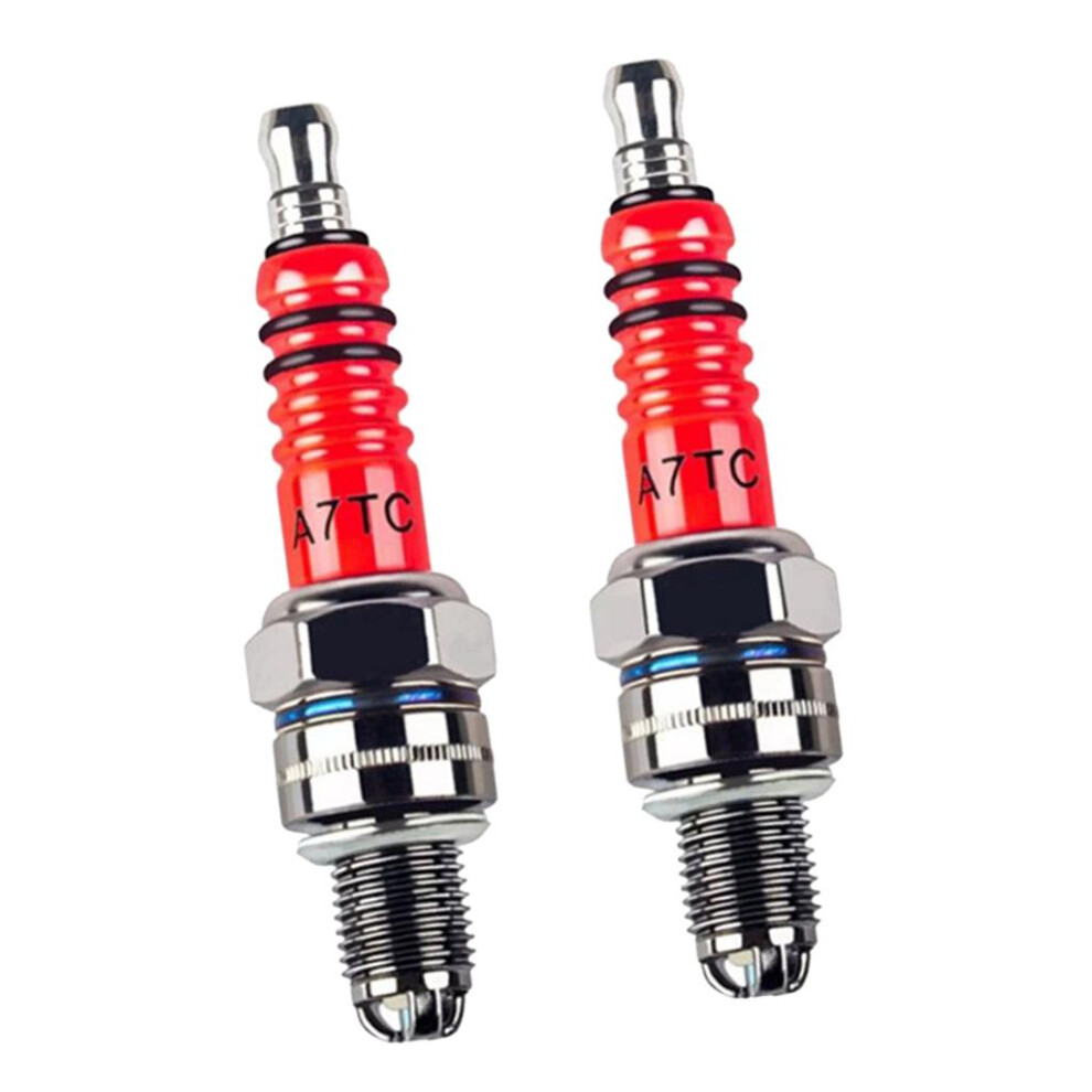2X A7tc Motorcycle Spark Plug For 50Cc 70Cc 90Cc 110Cc 125Cc Atv 6902696575265
