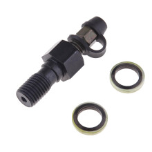 Motorcycle Brake Caliper Banjo Bolt & Bleed Nipple/Screw M10 x 1.25mm