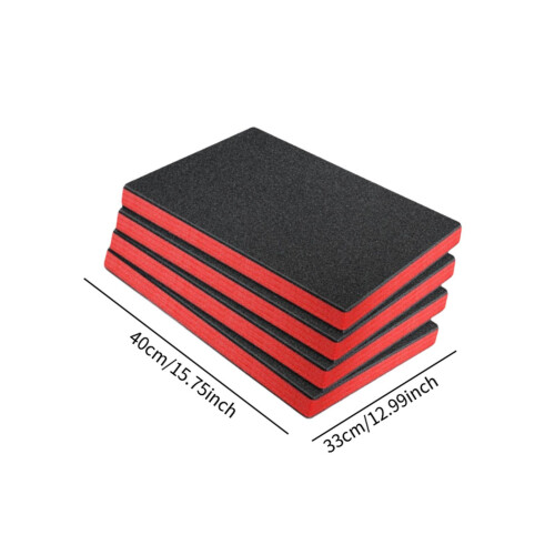 4x Tool Box Foam Inserts Polyethylene Tool Foam Sheets for Storage Tra 1