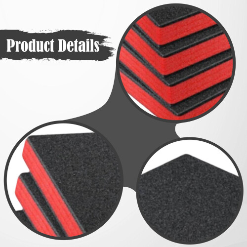 4Pcs Tool Box Foam, Foam Inserts for Cases for Tabletop Miniatures Tra 2