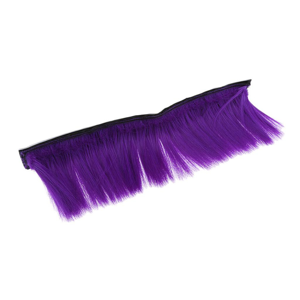 Motorcycle Skinhead Wig Punk Helmet Mohawk Wig Costumes Hairpiece Purp 6902695664502