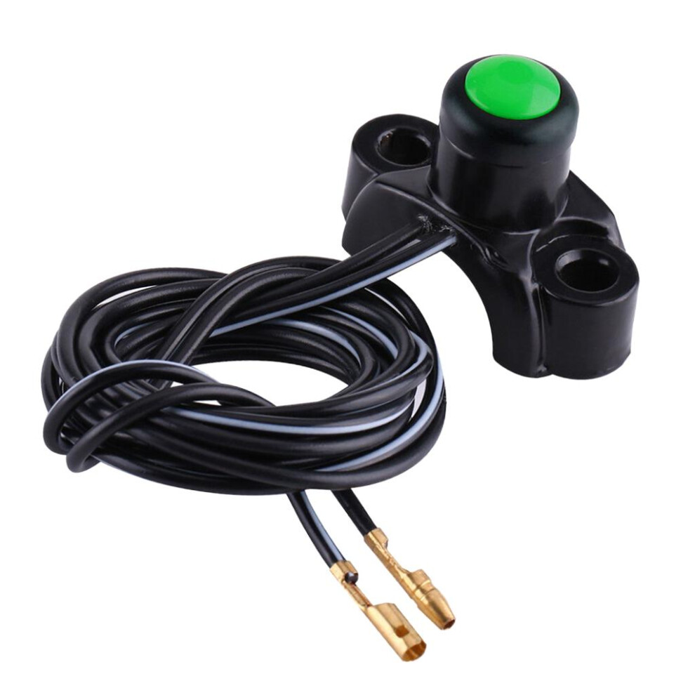 Motorcycle Atv 22Mm Handlebar Engine Kill Stop Start Button Switch Gre 6902696585103