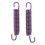 2Pcs 65mm Motorcycle Stainless Steel Exhaust Pipe Muffler Spring Hook 3