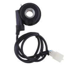 Motorcycle Digital Odometer Speedometer KPH Sensor Cable 3 Wires Blac