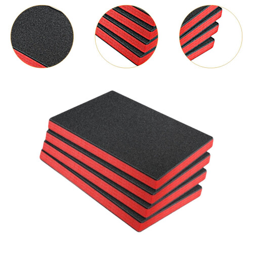 4x Tool Box Foam Inserts Polyethylene Tool Foam Sheets for Storage Tra 2