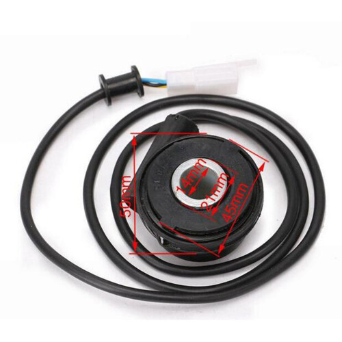 Motorcycle Digital Odometer Speedometer KPH Sensor Cable 3  Wires Blac 1
