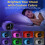 Controlled Clock for Kids + Nightlight + Sound Machine - Color Changing Light, USB Plug, 12/24H, Routine Trainer 6